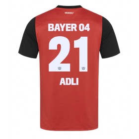 Pánské fotbalový oblečení Bayer Leverkusen Amine Adli #21 Domácí košile 2024-25 Krátkým Rukávem